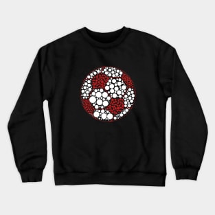 Funny Polka Dot Soccer Lover Player International Dot Day Crewneck Sweatshirt